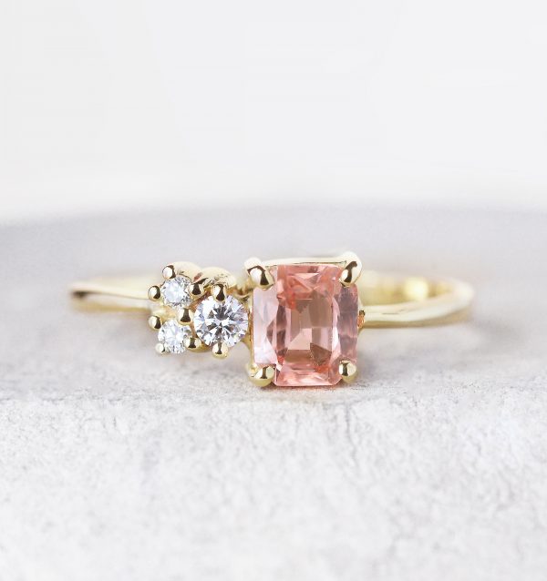 peach-sapphire-engagement-ring