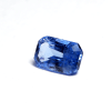Blue sapphire Emerald cut