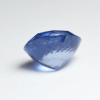 Oval cut light blue sapphire