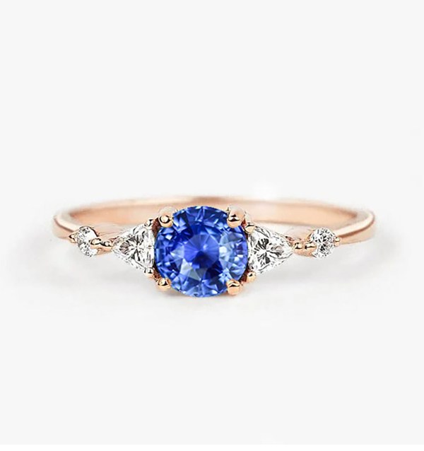 light blue celebrity ring