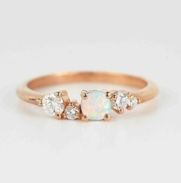 opal and diamond