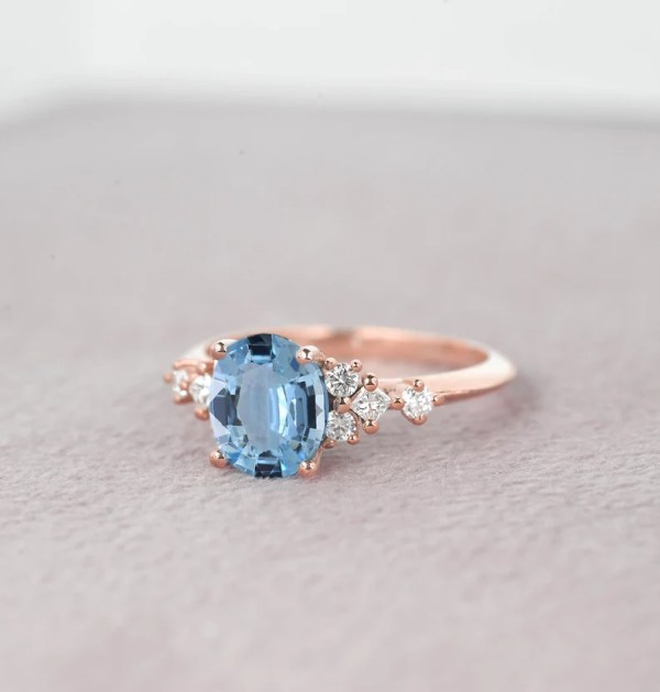 aquamarine bridal promise