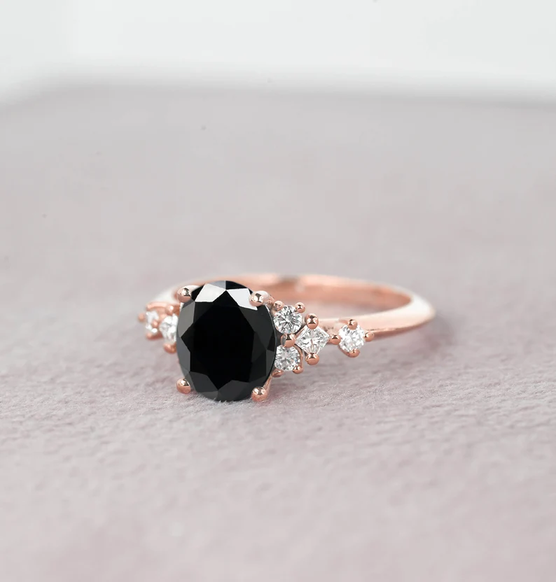 diamond art deco ring