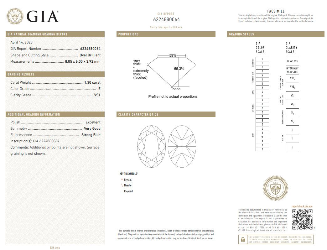 Oval lab grown diamond art deco ring - Image 5