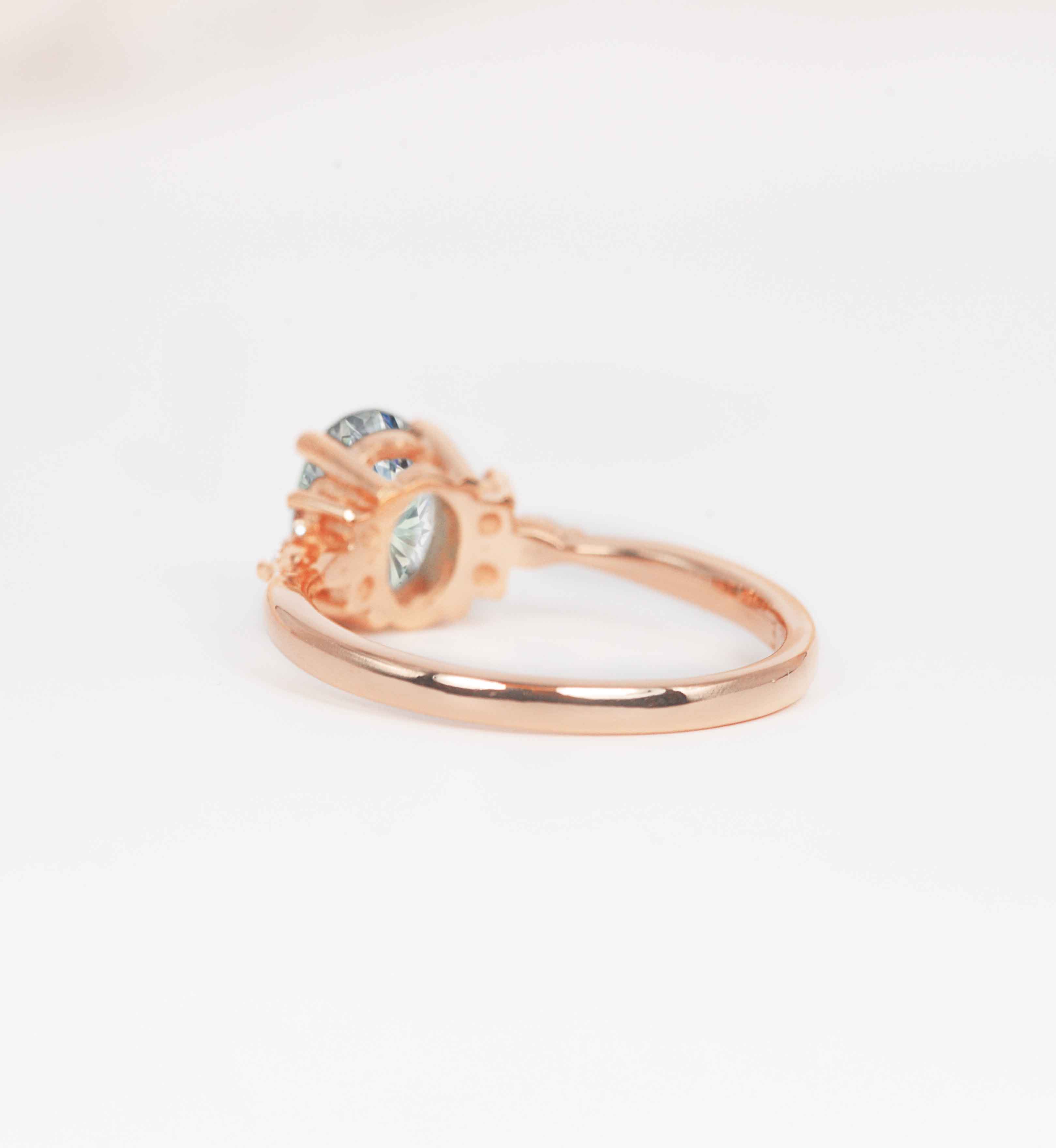 vintage ab grown diamond ring for her
