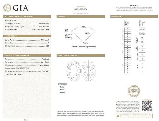 Oval lab diamond ring with marquise diamonds - Image 7