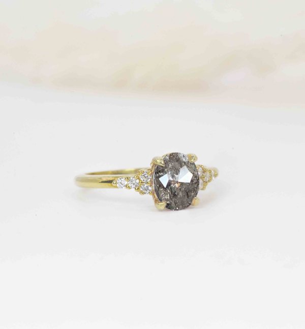 galaxy diamond vintage ring