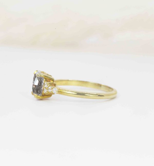 galaxy diamond vintage ring
