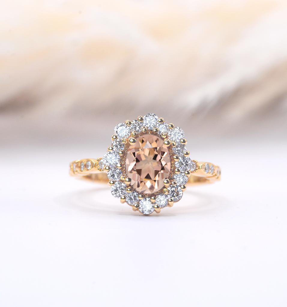 diamond cluster ring for her