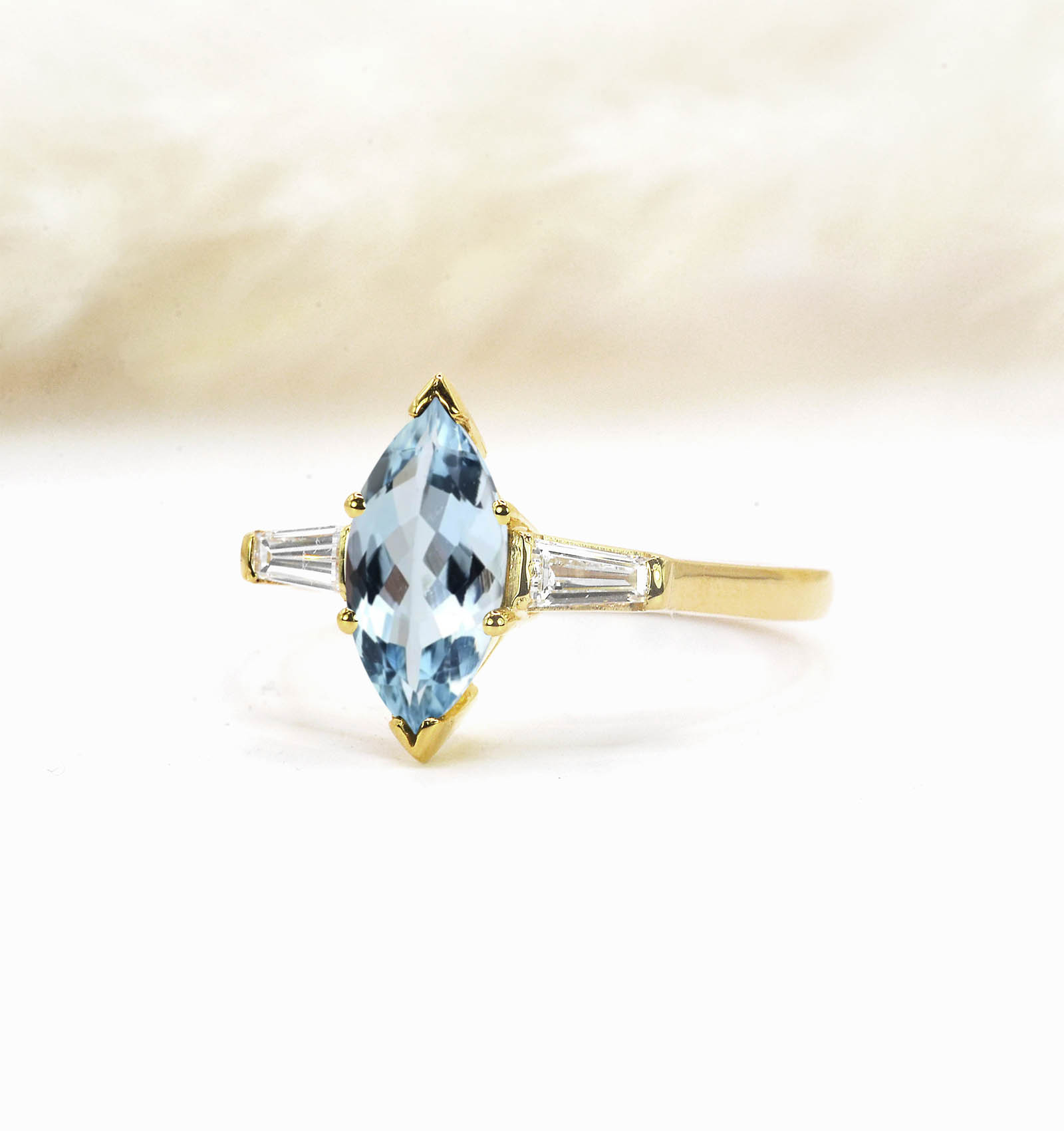 aquamarine engagement ring