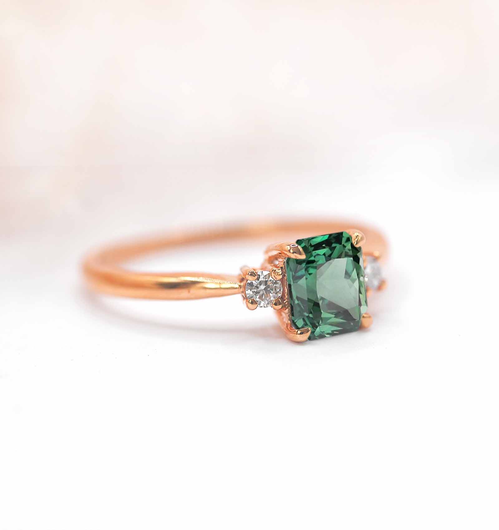 mint green tourmaline celebrity ring