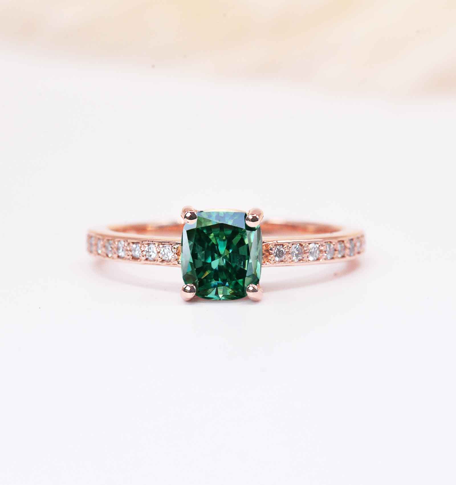 tourmaline engagement ring