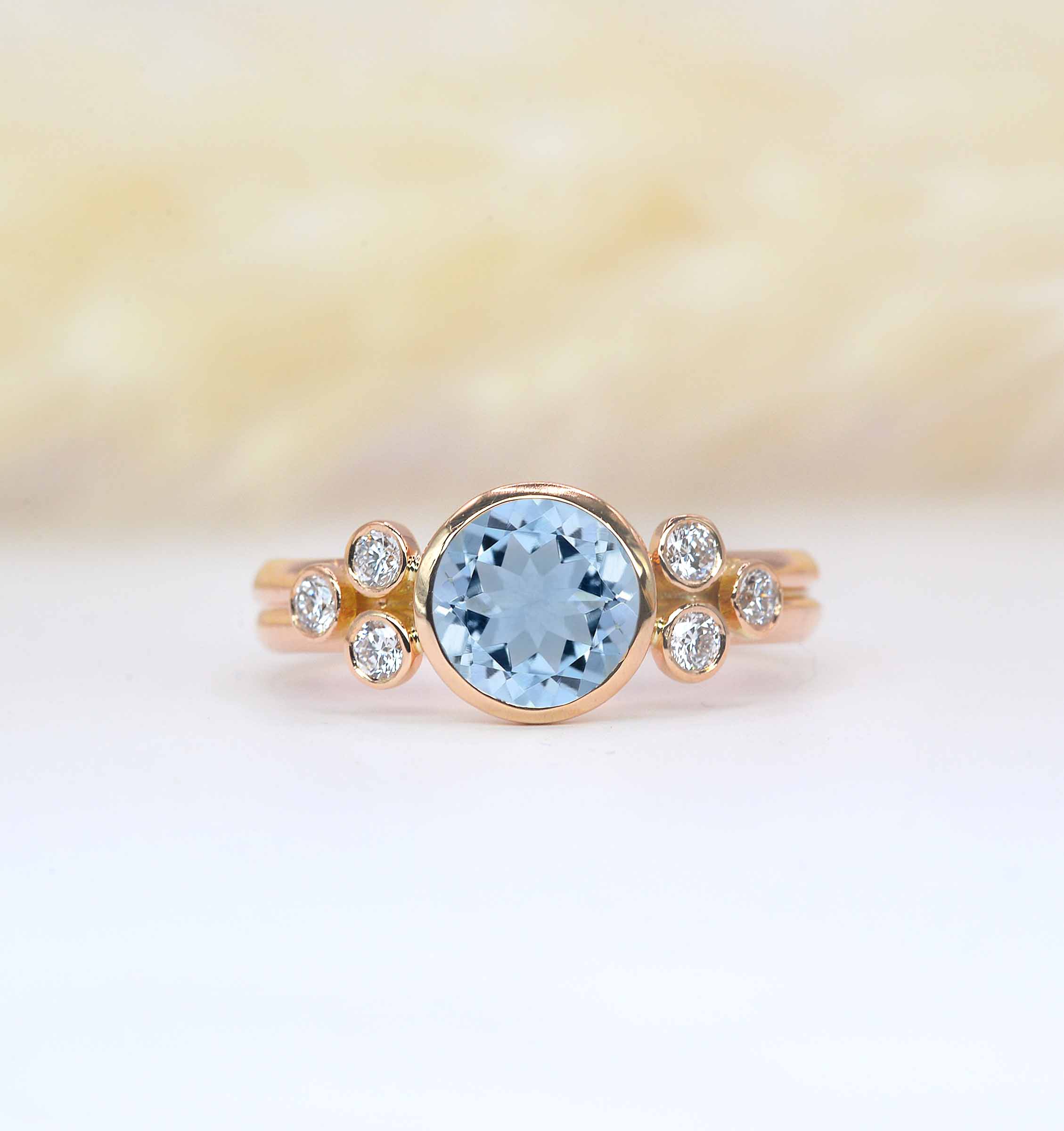 vintage aquamarine ring