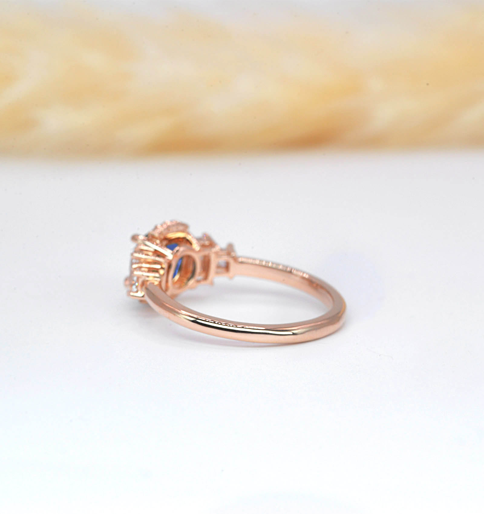 blue sapphire gift ring
