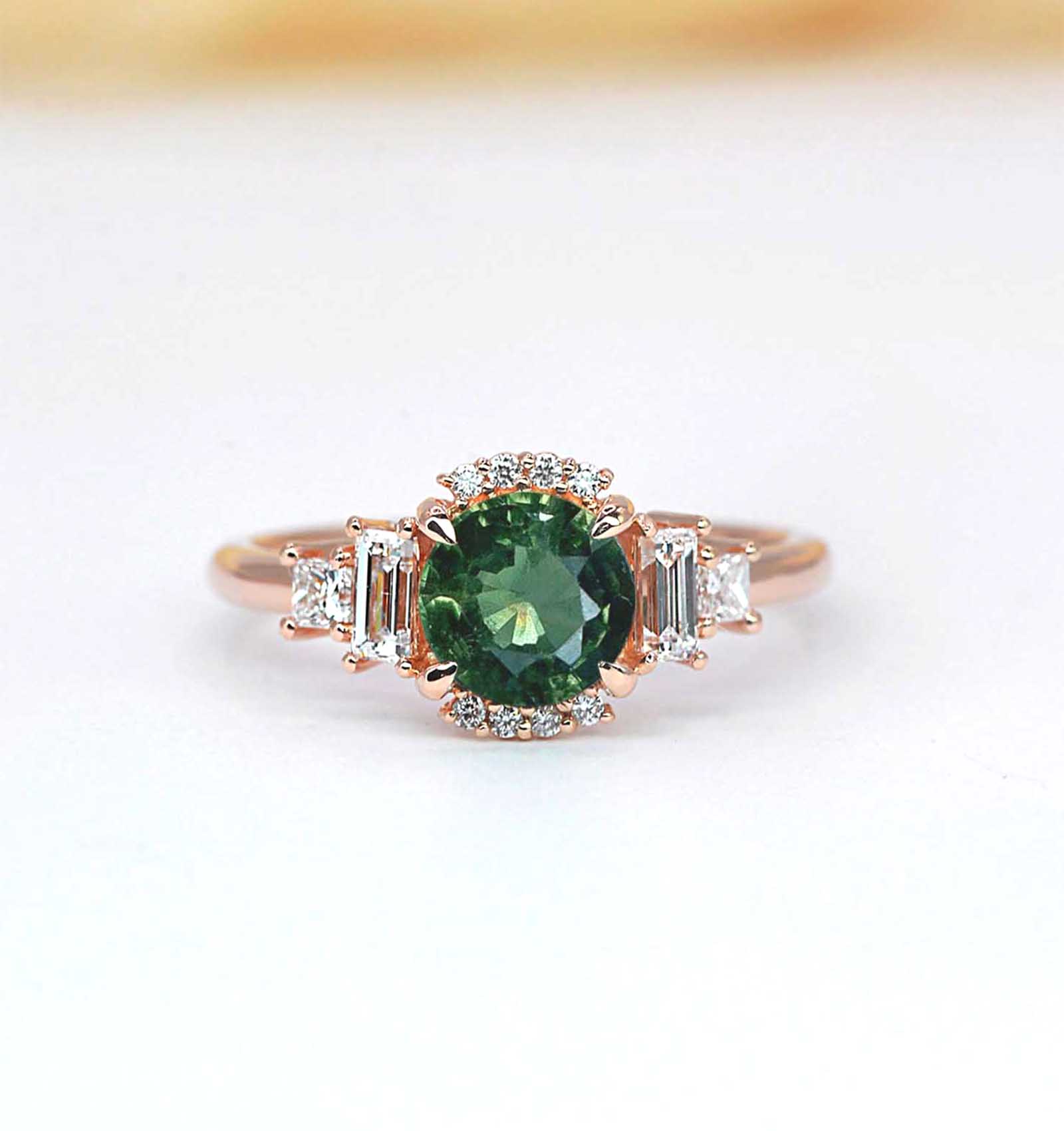 mint green gift ring