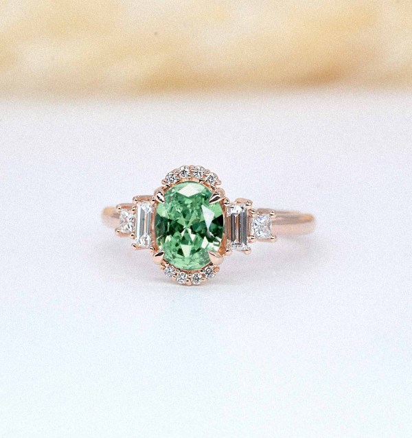 mint green high ring