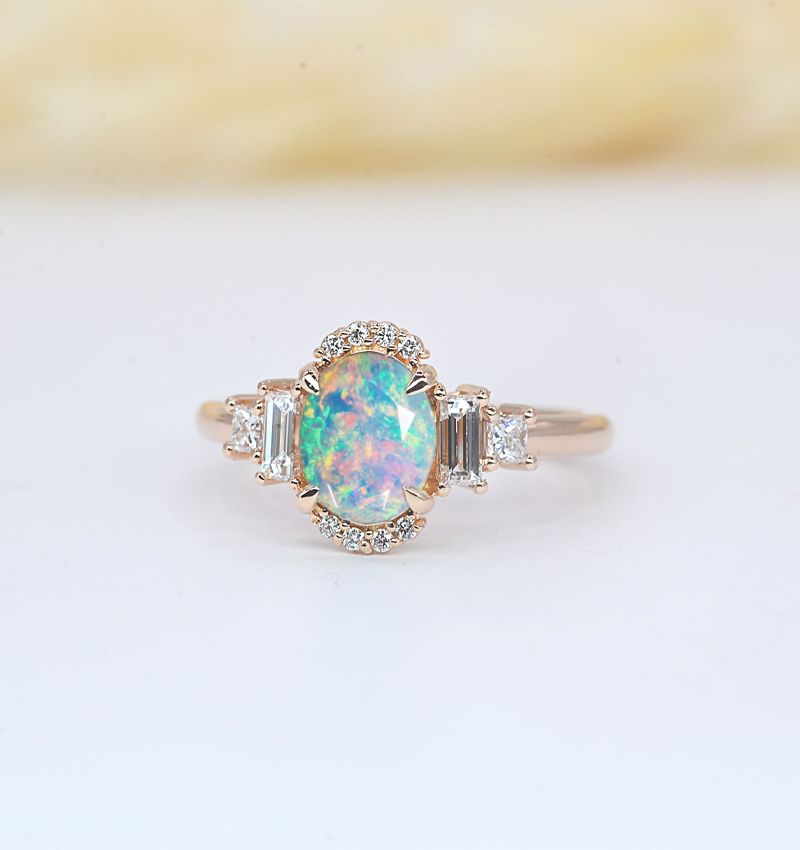 opal engagement ring