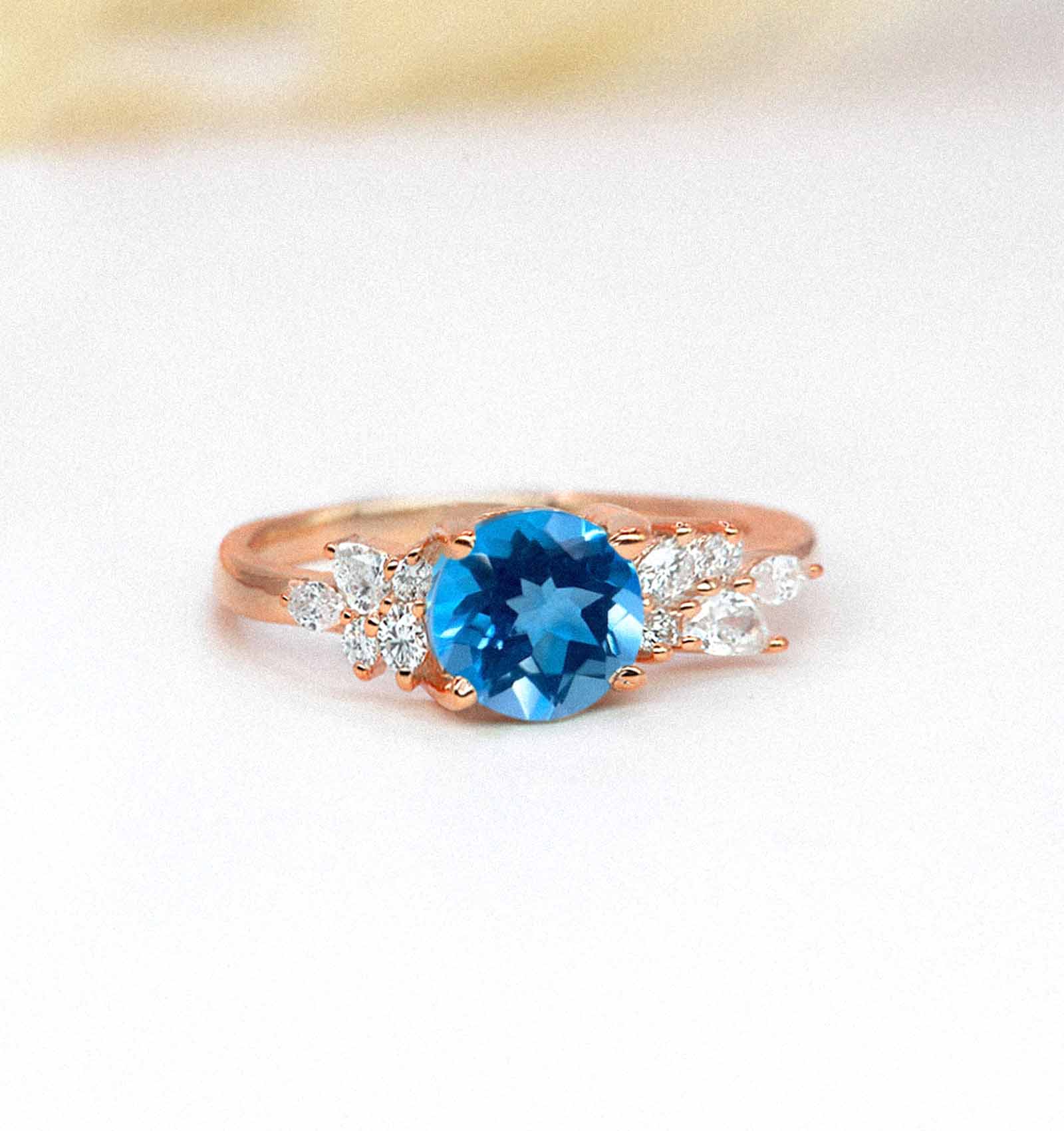 blue topaz celebrity engagement ring