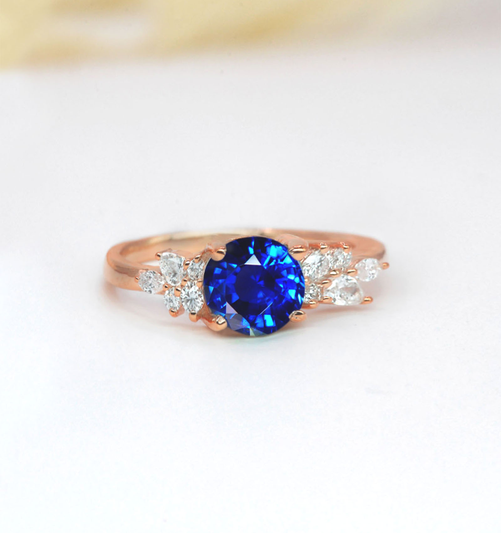 blue vintage gift ring