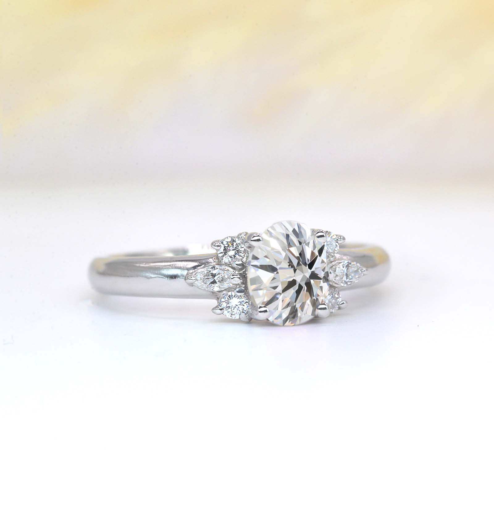lab diamond featuring engagement ring