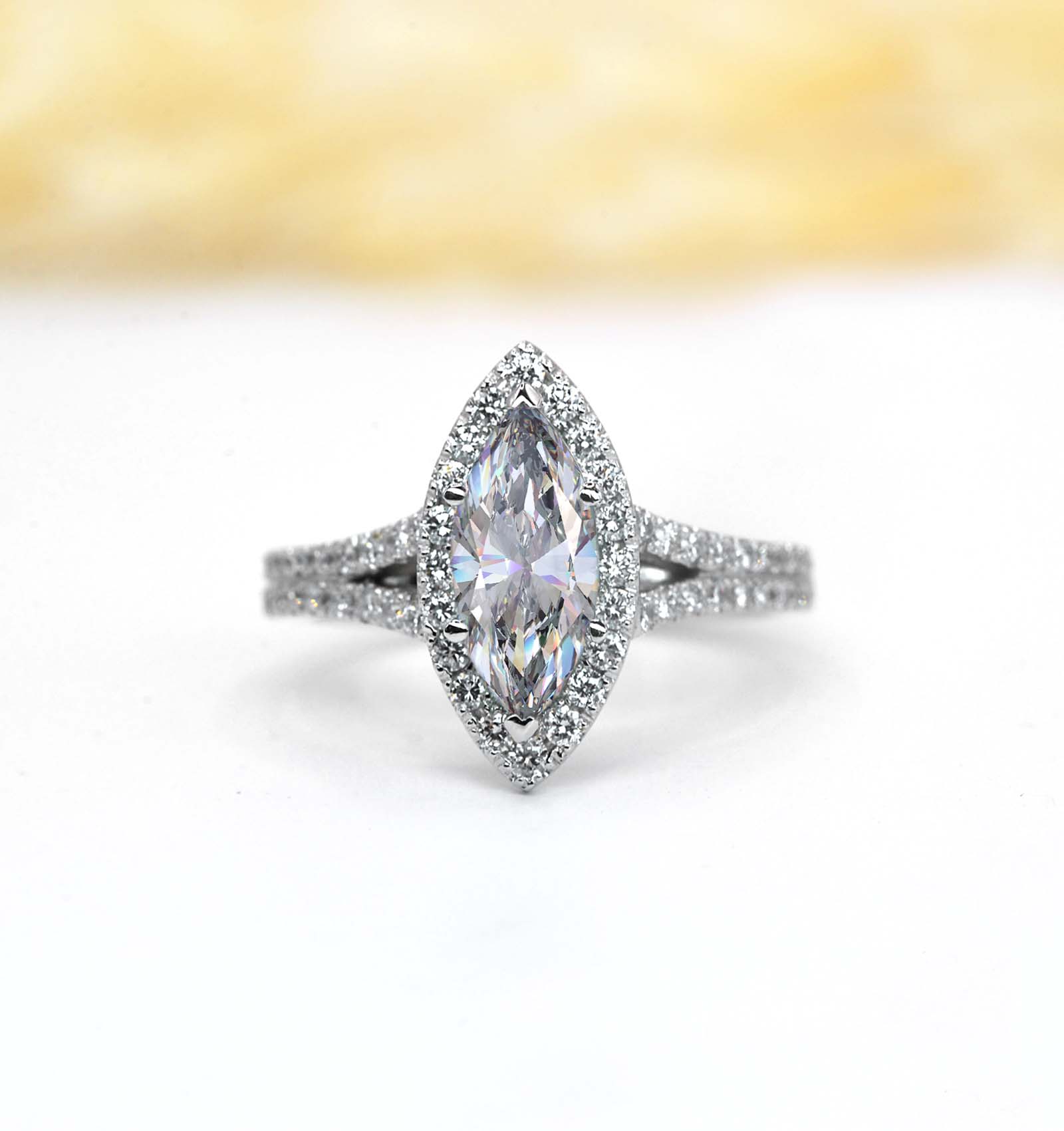 1.5ct diamond vintage anniversary ring