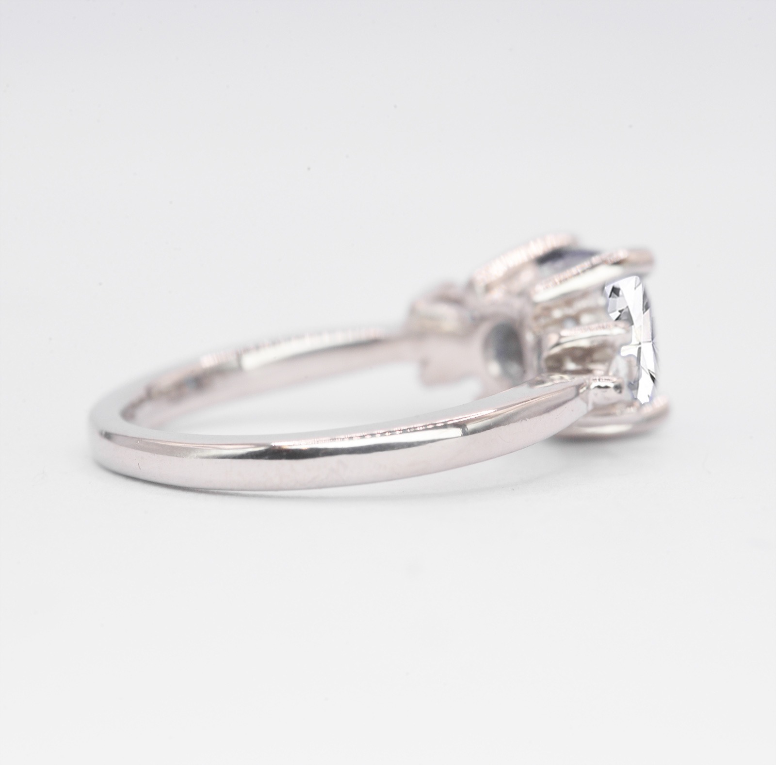 lab diamond vintage ring